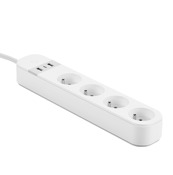 Smart Power Strip 4 Outlets USB TypeC