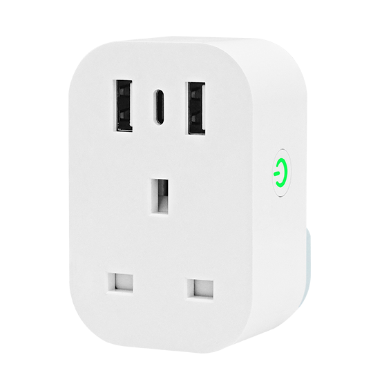 Smart Plug UK USB TypeC